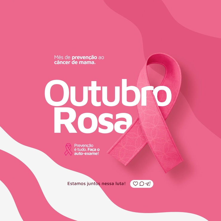 PSD październik rosa concept różowy październik rak piersi psd szablon post