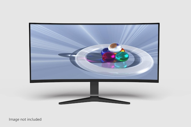 Pc desktop screen MOCKUP
