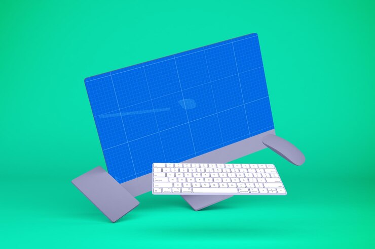 PSD pc full screen mockup