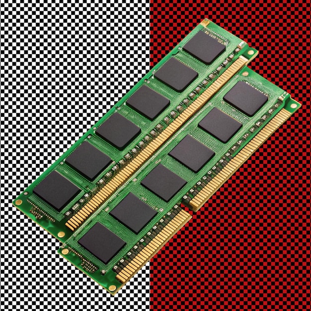 PSD pc ram on transparent background