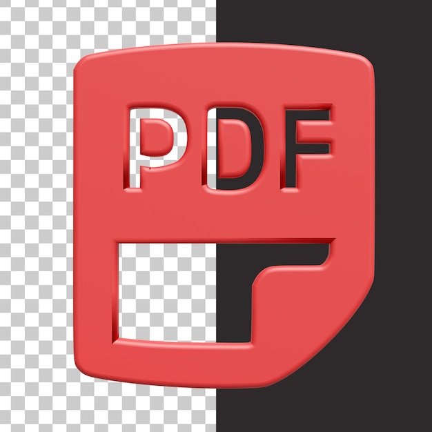 PDF ファイル 3D イラスト