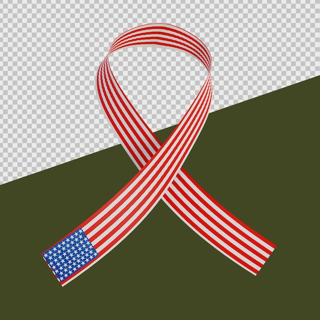 Peace ribbon 3d military illustrations