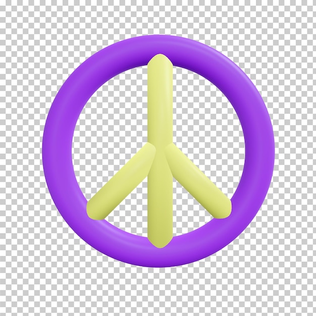 PSD peace sign lgbt pride month flag isolated homosexual transgender bisexual concept