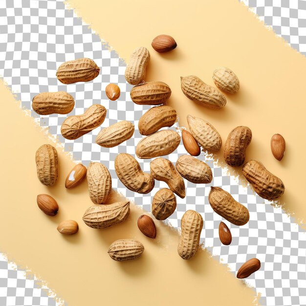 PSD peanut on transparent background