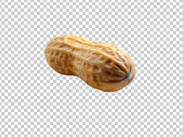 Peanuts on a white background