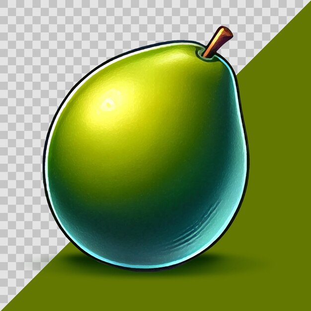 PSD pear illustratieontwerp.