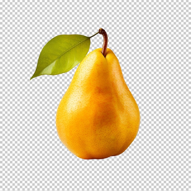 A Pear isolated on transparent background