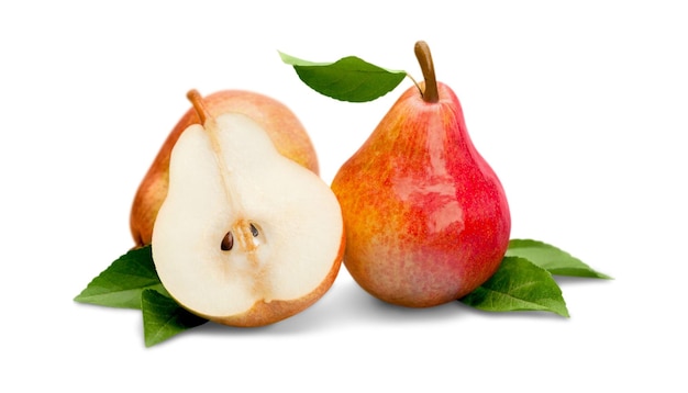 Pear on a isolated white background