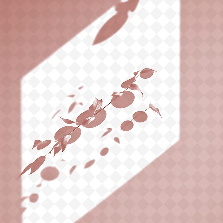 PSD pear leaves shadow creating small rounded shapes crisp edges wi png shadow cast illustrationst