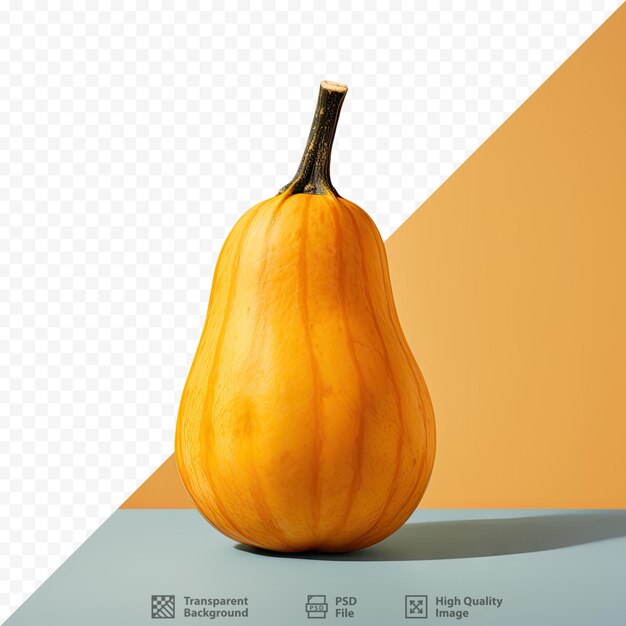 PSD a pear and a pear are shown on a transparent background.