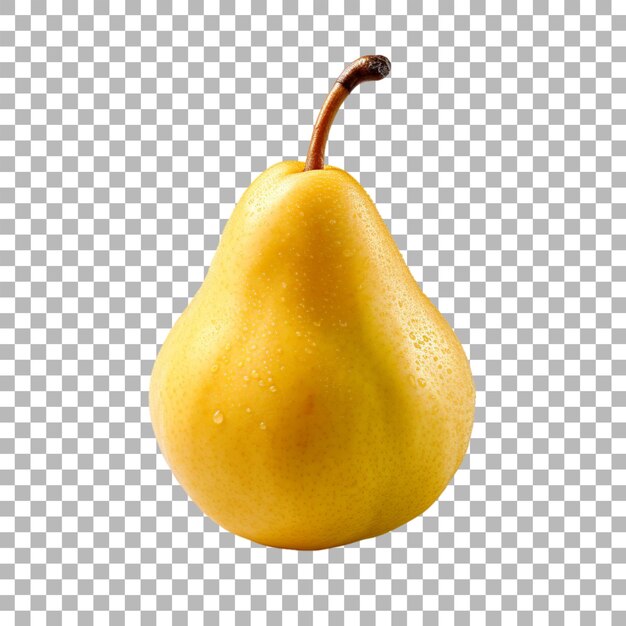 PSD pear on transparent background