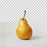 PSD a pear with a stem in the middle of it