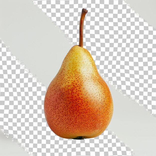 PSD a pear with a yellow spot on its back