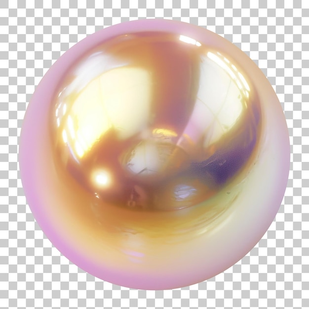 PSD pearl isolated on transparent background png