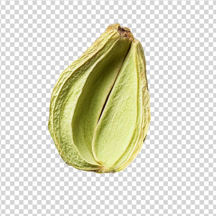 PSD 剥皮的 pistachio 在白色背景上孤立