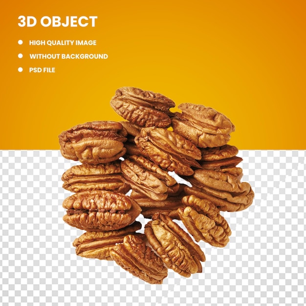 PSD peeled walnut