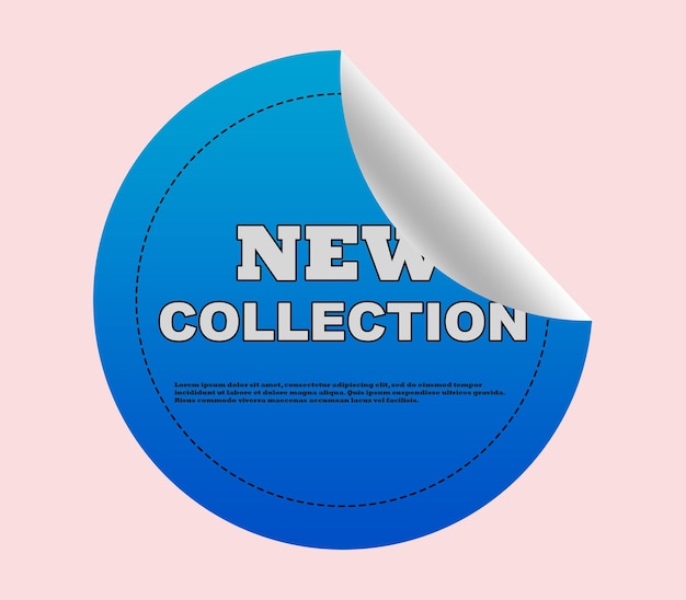 Peeling Sticker PSD voor Mockup