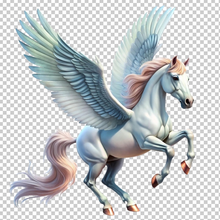PSD pegasus animal mammal flying