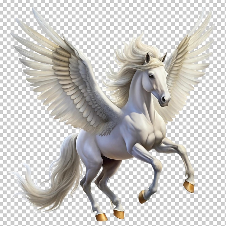 PSD pegasus animal mammal flying