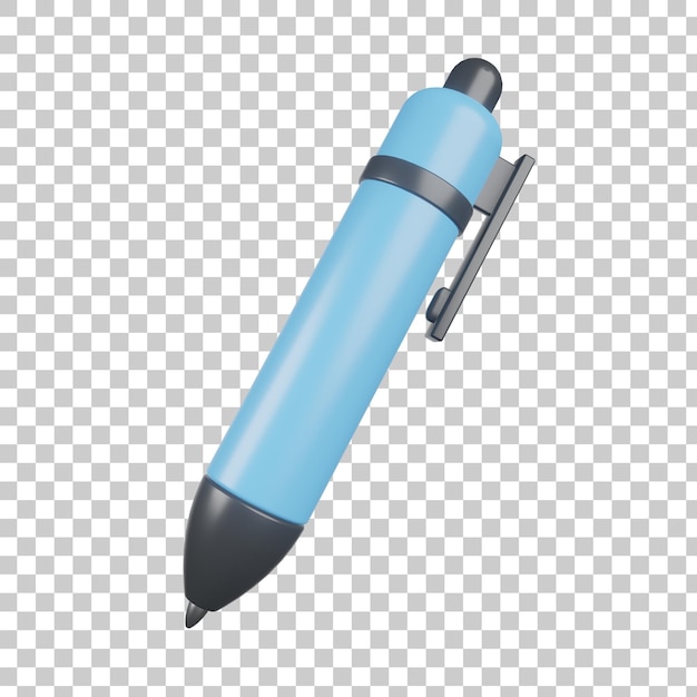 Pen 3D render illustratie