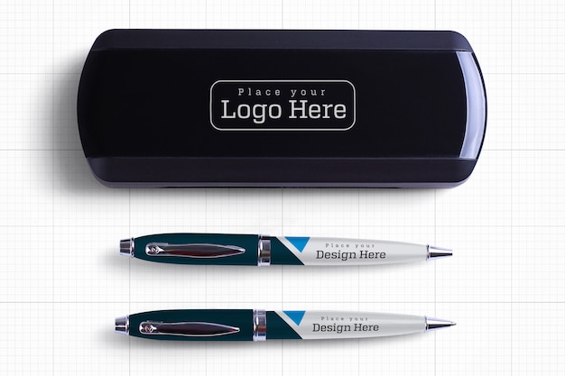 Mockup box penna