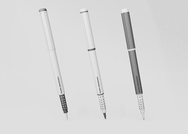 Pen mockup for merchandising