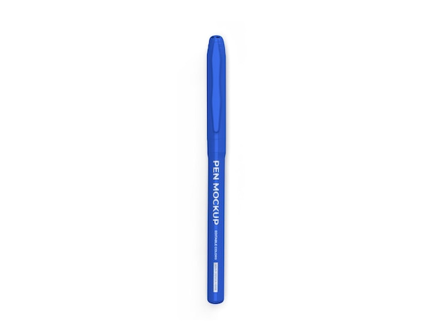 Pen Mockup Template with Cap