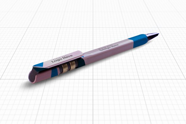 PSD pen mockup