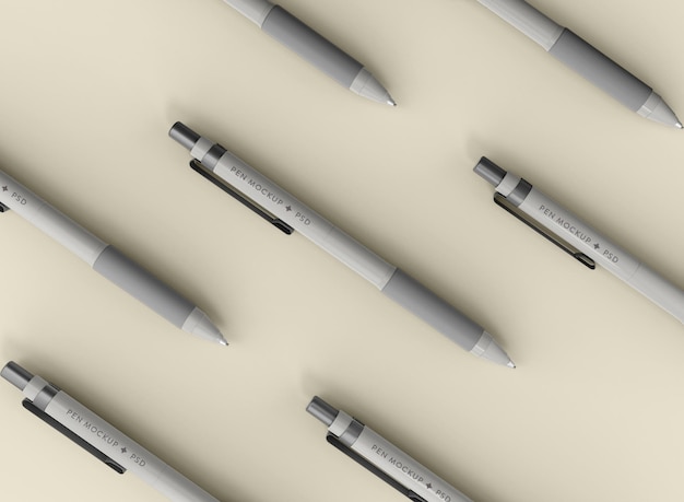 PSD pen mockup