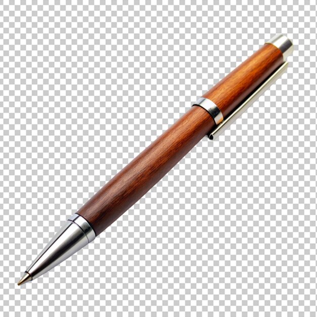 Pen on a transparent background