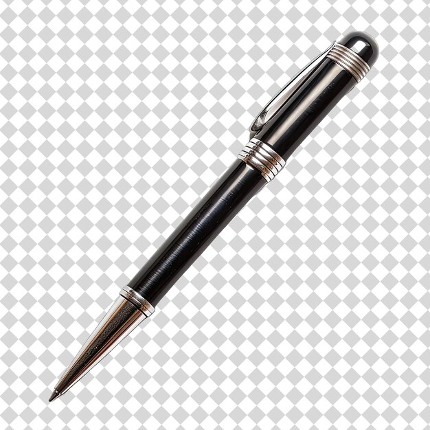 A pen with a diamond on it and a background of stars