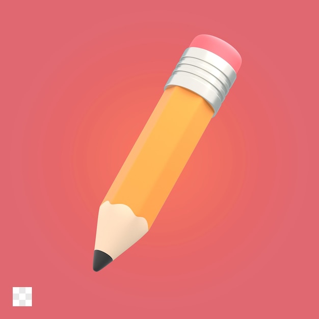 Pencil 3d icon