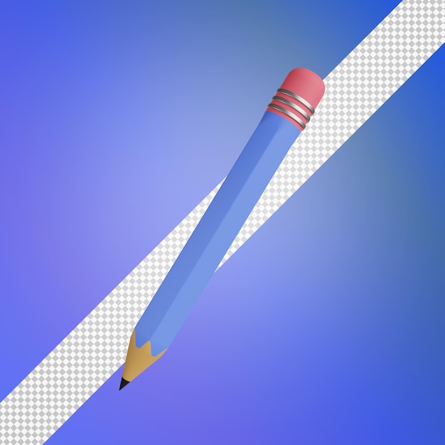 鉛筆3dイラスト