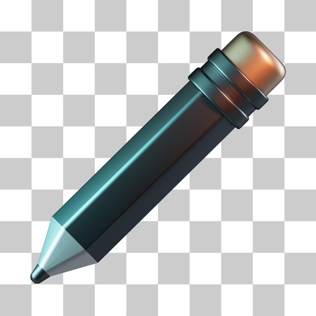 PSD pencil drawing 3d icon