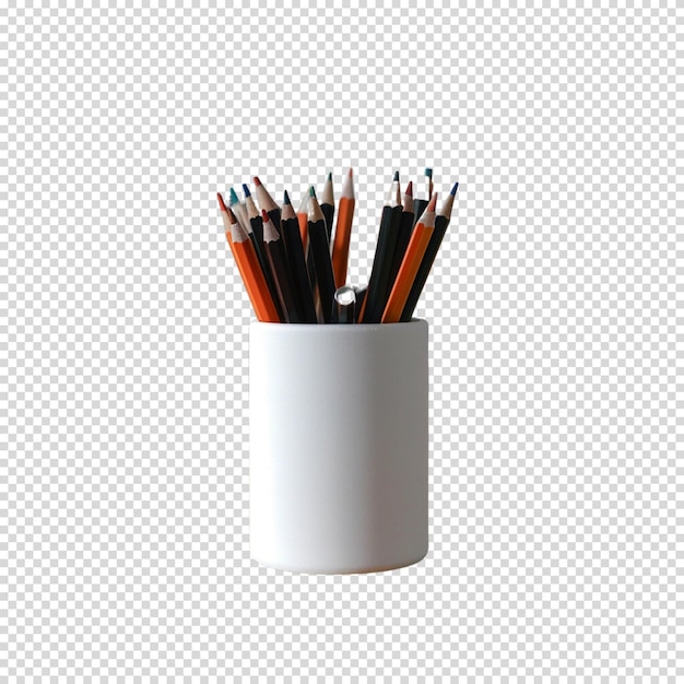 PSD pencil isolated on transparent background pencil day