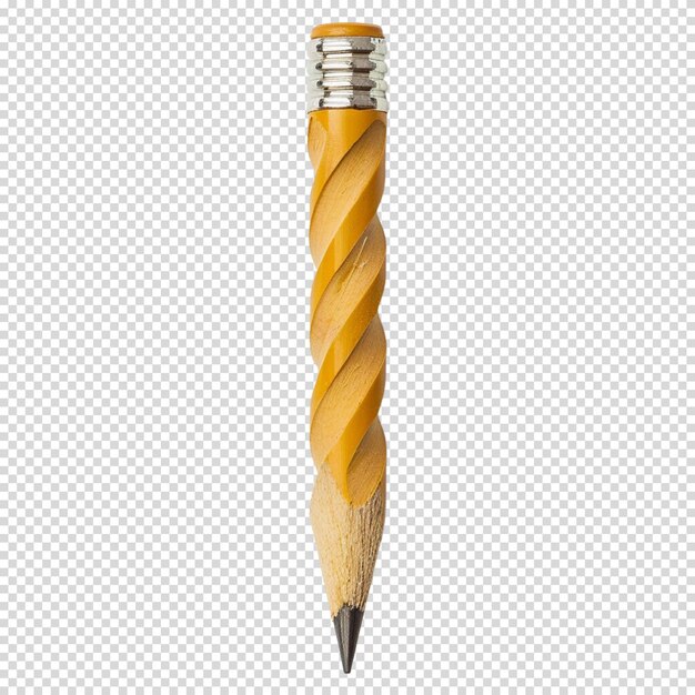 PSD pencil isolated on transparent background