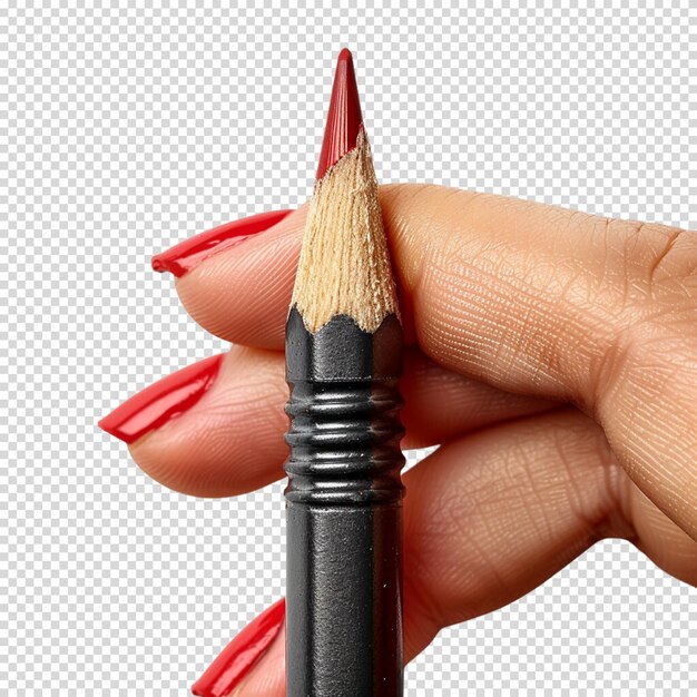 PSD pencil isolated on transparent background