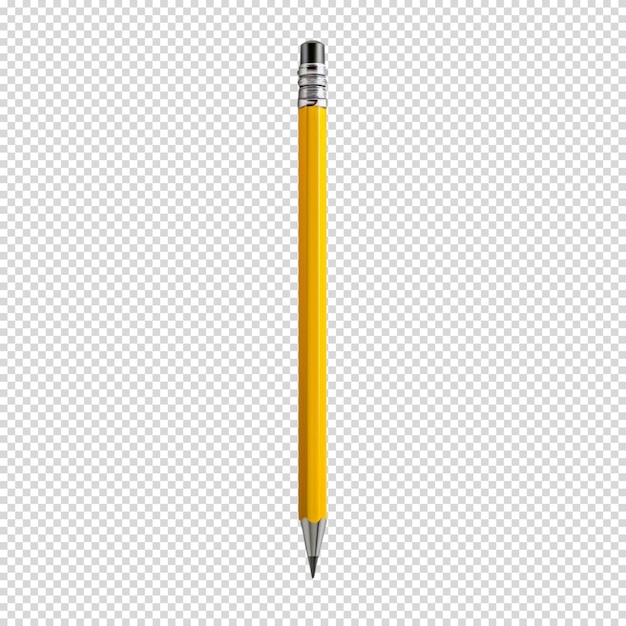 Pencil isolated on transparent background