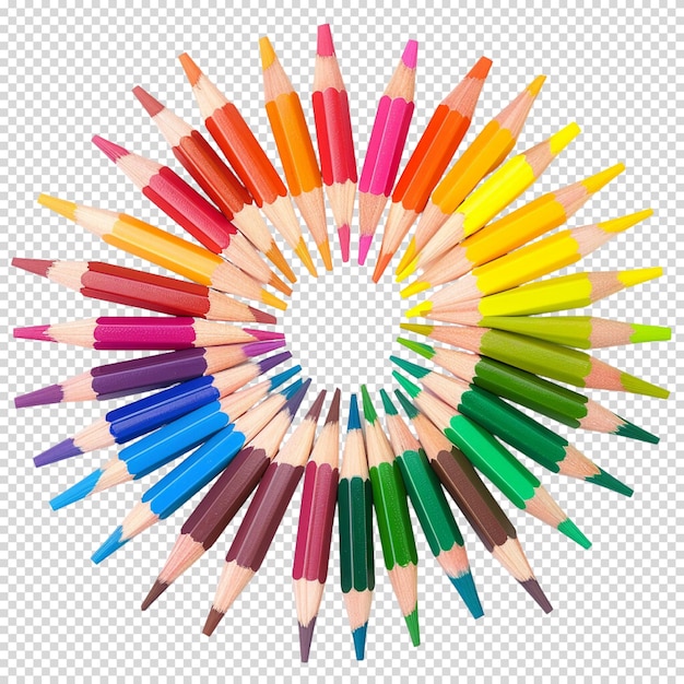 PSD pencil isolated on transparent background