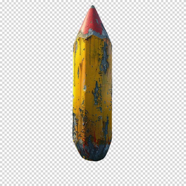 Pencil isolated on transparent background