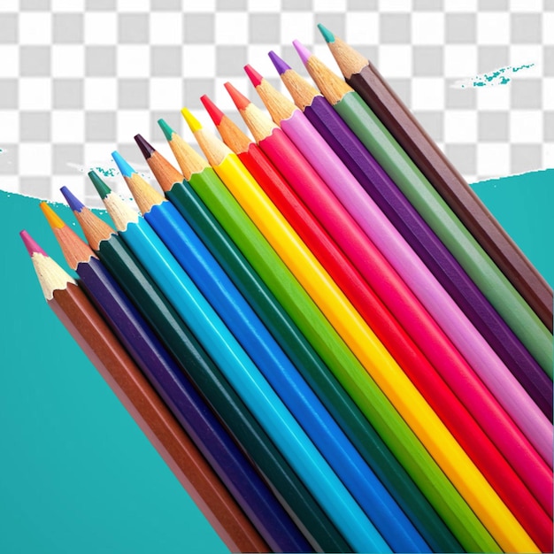 Pencil object transparent psd