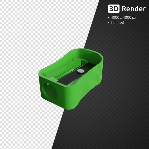 PSD pencil sharpner isolated