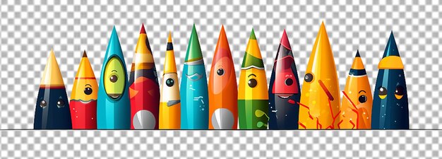 PSD pencil on transparent background