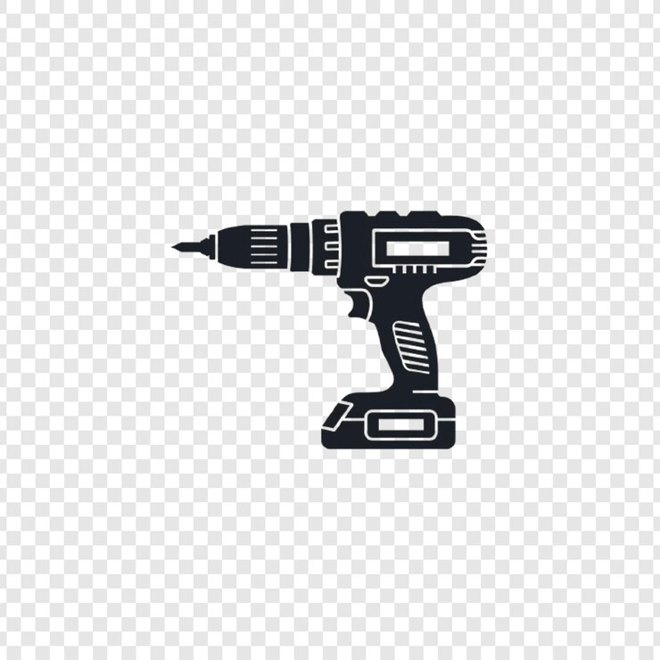 PSD a pencil with a black tip on a transparent background
