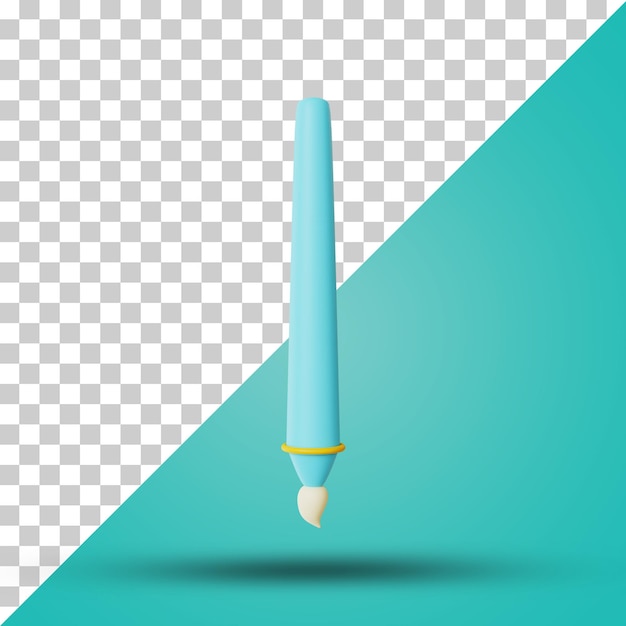 Pencils 3d rendering