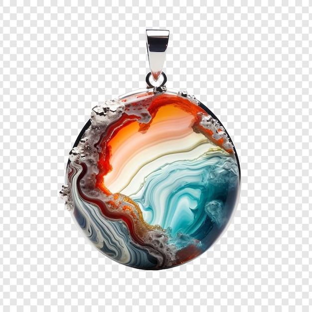 PSD pendant jewellery isolated on transparent background