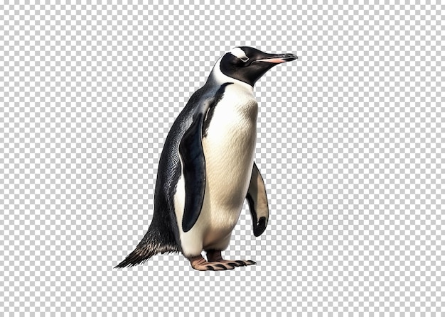 PSD penguin isolated transparency background