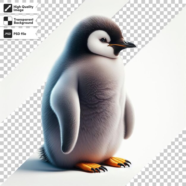 PSD a penguin with a picture of a penguin on it