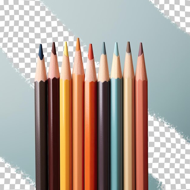 PSD pens of different hues