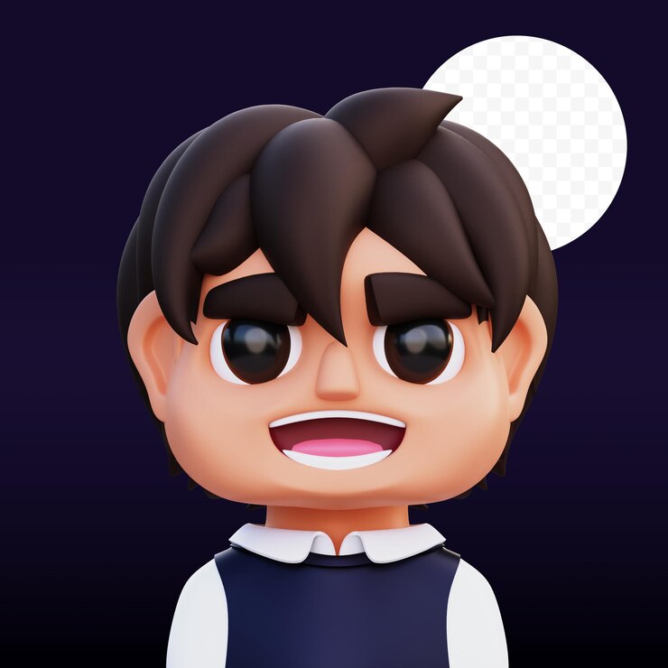 PSD people in 3d illustration